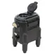 Cambro CSR3110 Camserver 3‑Gallon Insulated Dispenser, Black Plastic 13.25"W x 18.25"D x 23.5"H NSF 3 image