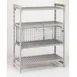 Cambro CSSC244818000 Stainless Steel Single Shelf Security Cage, 42 1/2" x 25 1/4" x 18" 1 image