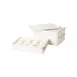 Cambro DBC1826CW148 Camwear Pizza Dough Box Cover, 26" L x 18" W, White Polycarbonate, NSF 1 image