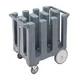 Cambro DC700191 6 Column Poker Chip Dish Caddy Cart, 360 Plates, 32.625W x 23.5L x 31.75H, Granite Gray, Polyethylene 1 image