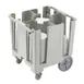 Cambro DCS950480 Polyethylene Versa Dish Caddy, 30-39" Height, 5 Compartments, Speckled Gray, NSF 1 image