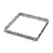 Cambro E3151 Open Extender Rack, Full Size, Soft Gray, 19-5/8" x 19-5/8" x 2", Adds 1-5/8" Height for Camracks 1 image