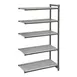 Cambro EXA214264V5480 Camshelving® Elements 5-Shelf Vented Add-On Unit - 21" x 42" x 64" 1 image