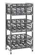 Cambro EA243672C96580 Camshelving® Elements Full Size Add On Stationary Can Rack 96 #10 Cans Capacity 1 image