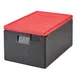 Cambro EPP180CLSW365 Cam GoBox Insulated Food Pan Carrier, 48.6 Qt., Top Load, Black, Polypropylene, 23" Insulated Food Carrier 1 image
