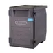 Cambro EPP400110 Cam GoBox® Black Front Loading Insulated Food Pan Carrier w/ 4 Pan Capacity 1 image