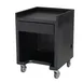 Cambro ES28110 Equipment Stand, 28"W x 28"D x 39"H, Polyethylene, Black, NSF, (4) 5" Casters 1 image
