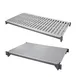 Cambro ESK2148VS5580 Camshelving® Elements Shelf Plate Kit w/ 4 Vented Shelves and 1 Solid Shelf - 21"W x 48"L 1 image