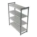 Cambro EXU212484V4480 Camshelving® Elements 4 Shelf Vented Stationary Starter Unit - 21" x 24" x 84" 1 image