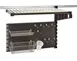 Cambro EWSA36SINK110 Camshelving® Elevation Series Wall Shelving Sink Station Add-On Kit - 18" x 36" 1 image