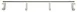 Cambro EWSR36F151 Camshelving Elevation Series Wall Shelving Rail Front, 36x2, Soft Gray, Polypropylene, NSF 1 image