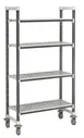 Cambro EXHD213670V4480 Camshelving® Elements XTRA High Density Mobile Starter Unit - 21" x 36" x 70" 1 image