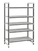 Cambro EXU213672V5480 Camshelving® Elements XTRA 5-Shelf Vented Starter Shelving Unit - 21'' x 36'' x 72'' 1 image