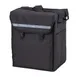 Cambro GBBP111417110 GoBag Delivery Backpack, Small, 11" x 14" x 17", Folding, Velcro Lid, Nylon, Black, Insulated 1 image