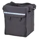 Cambro GBBP151417110 GoBag Delivery Backpack, Large 15"x14"x17", Folding, Velcro Lid, Side Straps, Nylon, Black, Insulated 1 image