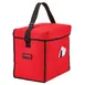 Cambro GBD13913521 GoBag Delivery Bag, Small, 13"x9"x13", Cambro Red, Nylon, Velcro Lid, Adjustable Strap, High Density Insulation 1 image