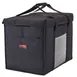 Cambro GBD211417110 GoBag Delivery Bag, Large 21"x14"x17", Black Nylon, Folding, Velcro Lid, High Density Insulation 1 image