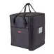 Cambro GBP1018110 GoBag Pizza Delivery Bag, 19"x19"x23", 10 Pizza Capacity, Nylon Exterior, Black, Insulated with Sewn-in Straps 1 image