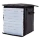 Cambro GBPP1018110 GoBag Premium Pizza Delivery Bag, 19x19x23, 10 Pizza Capacity, Nylon, Black 1 image