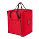 Cambro GBPP1018521 GoBag Premium Pizza Delivery Bag, 19x19x23, 10 Pizza Capacity, Nylon, Red, Hook & Loop Closure 1 image