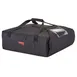 Cambro GBPP216110 GoBag Premium Pizza Delivery Bag, 17-1/4" x 17-1/2" x 7-1/2", Black Nylon Exterior, High Density Insulation, (2) 16" or (3) 14" Pizza Capacity, Made in USA 1 image