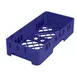 Cambro HBR258186 Camrack Base Rack, Half Size, 1 Compartment, Polypropylene, Navy Blue, 19-3/4 x 9-7/8 Inside Dimensions, NSF Certified 1 image