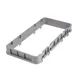 Cambro HE3151 Open Extender, Half Size, Soft Gray, 19-3/4" x 9-7/8" x 2", Adds 1-5/8" to Rack Height for Camracks 1 image