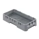 Cambro HFR258151 Camrack Flatware Rack, Half Size, 19-3/4" x 9 7/8" x 4", Soft Gray, Open Style, NSF Certified 1 image