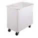 Cambro IB44148 Ingredient Bin – 42.5‑Gallon White Poly, Sliding Cover, 3" Casters, NSF 1 image