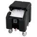Cambro ICS100L131 Plastic Mobile Ice Bin / Ice Caddy, 100 lb, Dark Brown 2 image