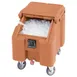 Cambro ICS100L131 Plastic Mobile Ice Bin / Ice Caddy, 100 lb, Dark Brown 5 image