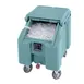 Cambro ICS100L4S401 Plastic Mobile Ice Bin / Ice Caddy, 100 lb, Slate Blue 1 image