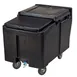 Cambro ICS175L110 Plastic Mobile Ice Bin / Ice Caddy, 175 lb, Black 1 image