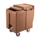 Cambro ICS175L157 Plastic Mobile Ice Bin / Ice Caddy, 175 lb, Coffee Beige 1 image