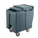 Cambro ICS175L191 Plastic Mobile Ice Bin / Ice Caddy, 175 lb, Granite Gray 1 image