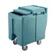 Cambro ICS175L401 Plastic Mobile Ice Bin / Ice Caddy, 175 lb, Slate Blue 1 image