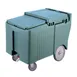 Cambro ICS175LB401 Plastic Mobile Ice Bin / Ice Caddy, 175 lb, Slate Blue 1 image