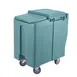Cambro ICS175T401 Plastic Tall Mobile Ice Bin / Ice Caddy, 175 lb, Slate Blue 1 image