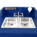 Cambro KSC402186 Camkiosk® Hand Sink Cart, with 2 Compartment Sink 7 image