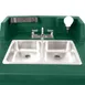 Cambro KSC402519 Camkiosk® Hand Sink Cart, with 2 Compartment Sink 7 image
