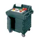 Cambro KWS40192 Mobile Modular CamKiosk® Counter/Work Station, Granite Green, Enclosed Base w/ Storage 1 image