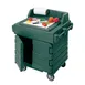 Cambro KWS40519 Mobile Modular CamKiosk® Counter/Work Station, Kentucky Green, Enclosed Base w/ Storage 1 image