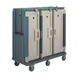 Cambro MDC1418T30401 Slate Blue 30 Tray Meal Delivery Cart w/ 3 Compartments 1 image