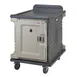 Cambro MDC1520S10D191 Granite Gray 10 Tray Dual Access Meal Delivery Cart w/ 2 Doors 1 image