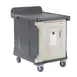 Cambro MDC1520S10DH191 Granite Gray 10 Tray Dual Access Meal Delivery Cart w/ 2 Doors 1 image