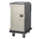 Cambro MDC1520T16191 Granite Gray 16 Tray 2 Compartment Meal Delivery Cart 1 image
