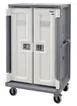 Cambro MDC1520T20191 Granite Gray 20 Tray Meal Delivery Cart w/ 2 Compartments 1 image