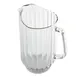 Cambro P600CW135 Camwear Pitcher, 60 oz Clear Poly, 6‑3⁄4" Dia x 8" H, Thumb‑Grip, Dishwasher Safe 1 image