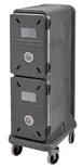 Cambro PCU1000CC615 Pro Cart Ultra™ Cold Insulated Food Carrier w/ Front Loading , Charcoal Gray, 115v 1 image