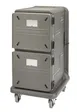 Cambro PCU1600HHSP615 Pro Cart Ultra Hot Food Pan Carrier -  (2) Active Hot Compartments 1 image